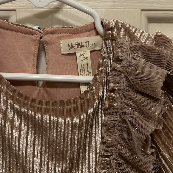 COPY - Matilda Jane - Girls Andi Ribbed Velour Dress - Picture 8 of 10